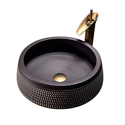 Badezimmer Waschbecken Retro Arbeitsplatte Schüssel WC Waschtisch Waschbecken 16,5 "x 14,5" Porzellan Keramik oben Arbeitsplatte Badezimmer Handwerk Waschbecken Badezimmer Waschbecken Badezimmer Waschbecken Retro Arbeitsplatte Schüssel WC Waschtisch Waschbecken 16,5 "x 14,5" Porzellan Keramik oben Arbeitsplatte Badezimmer Handwerk Waschbecken Badezimmer Waschbecken von KOHUS