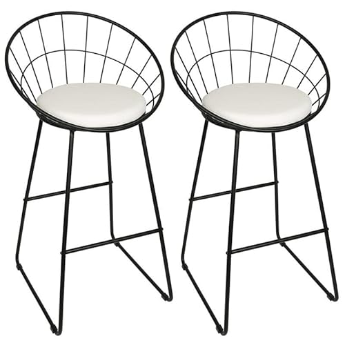 Barhocker 2 Stück/Sätze von modernen nordischen Eisen Stühle Stühle Café Milchtee-Shop einfache Barhocker Home Schreibtisch Stuhl Vordersitz Barhocker Für Bar von KOHUS