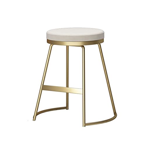 Barhocker Fashion Bar Hocker, Schmiedeeisen Küchenbarhocker, moderne lässige Kaffee Stuhl Home Office Stuhl drei Höhe Optionen Barhocker Für Bar(B,H45CM) von KOHUS