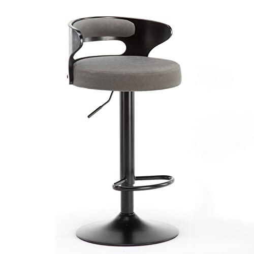 Barhocker Matte PU Leder wohnzimmer bar stuhl stuhl küche möbel rückenlehne hochhocker Nordische bar verstellbar rotierende Lift Bar Barhocker Für Bar(C) von KOHUS