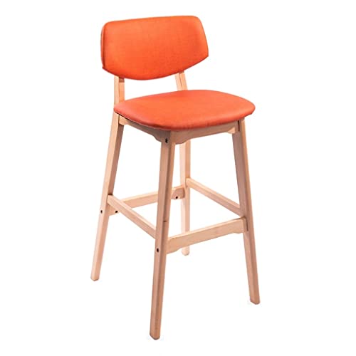 KOHUS Barhocker Barstuhl Aufzug verstellbar mit Drehstuhl High Rückenlehne Home Hocker Wohnzimmer Esszimmer Bürostuhl Barhocker (Brown-c) von KOHUS