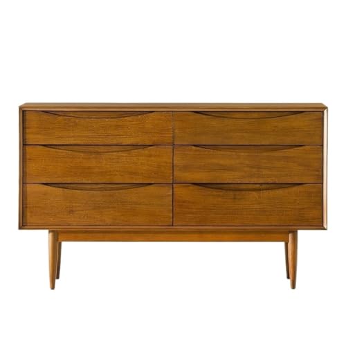 Kommode Mit Nordischen Massivholz Aufbewahrungsschrank Holz Buffetschrank Bauernhaus Kommode Restaurantschrank Buffetschrank(S:120 * 43 * 80cm) von KOHUS