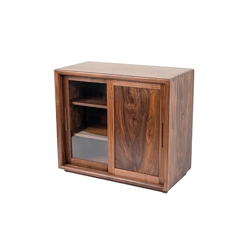 Kommode mit Holz Schreibtisch Aufbewahrungsschrank Küchengeschirrschrank Wasserbecher Teeset Lagerregal Kaffeetasse Aufbewahrungsbox Kommode Buffetschrank von KOHUS