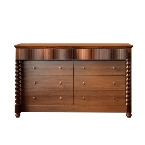 Kommode mit Holzkommode, Kaffeebarschrank mit Aufbewahrungsfunktion, Wohnzimmeraufbewahrungsschrank, geeignet für Kaffeebar, Küche, etc. Büffetschrank(M:140 * 40 * 90cm) von KOHUS