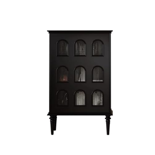 Kommode mit Küche Buffet Schrank Restaurant Holz Kommode Schwarz Eingang Vitrine Home Weinschrank Buffetschrank Kommode mit Küche Buffet Schrank Restaurant Holz Kommode Schwarz Eingang Vitrine Home Weinschrank Buffetschrank von KOHUS