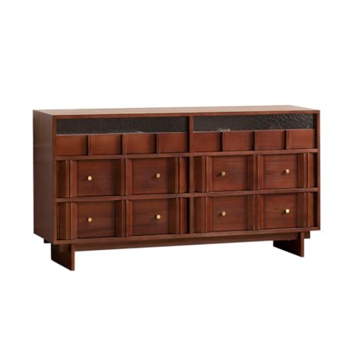 Kommode mit chinesischen Massivholz Buffetschrank Restaurant Kommode Küche Seitenschrank Schrank Schrank Konsole Buffetschrank(S:120 * 40 * 85cm) von KOHUS
