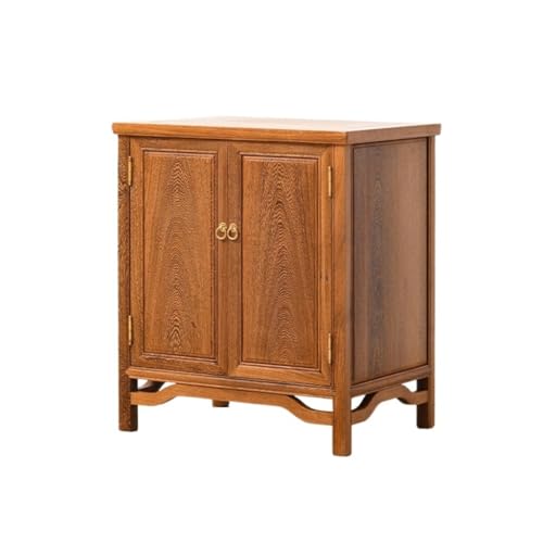 Kommode mit chinesischen einfachen Kommode Haushalt Doppeltür Aufbewahrungsschrank Bar Buffetschrank Eingang Vitrine Schrank Büffetschrank(S:50 * 45 * 75cm) von KOHUS