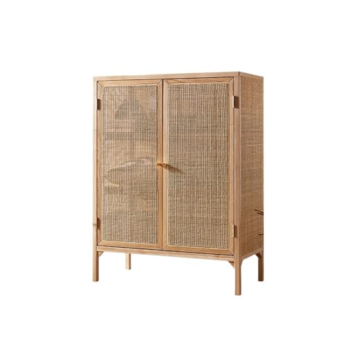 Kommode mit moderner Massivholzkommode, Eingangsschrank, Wohnzimmer, Esszimmer, Weinschrank, Schlafzimmer, Aufbewahrungsschrank Buffetschrank(B) von KOHUS