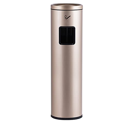 Outdoor Abfalleimer Outdoor Mülleimer Canas Column Multifunktional 2 in 1 Metall Mülleimer Aschenbecher Abfallbehälter Plaza Hotel Korridor Gartenabfallbehälter von KOHUS
