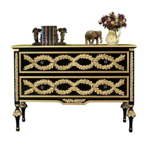 Sideboard mit Holz Eingangsschränke aus Regal, Teestuben, Landhausstil Retro Seitenschränke, Wohnzimmer, Stauraum, dekorative Schränke Buffetschrank von KOHUS