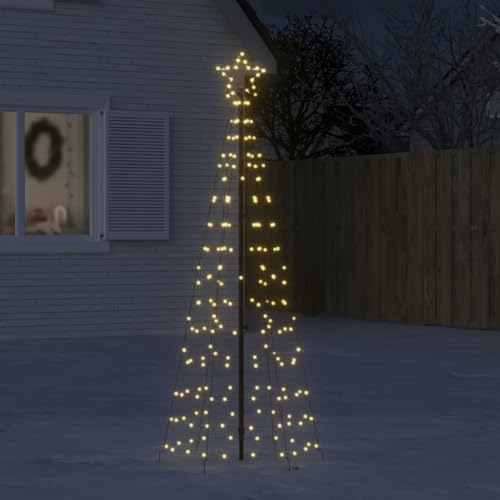 KOIECETA Beleuchtet Christbaum Tannenbaum mit 8 Beleuchtungsmodi Weihnachtsbeleuchtung Weihnachtsdeko LED-Weihnachtsbaum mit Erdspießen 220 LEDs Warmweiß 180 cm KOIECETA Beleuchtet Christbaum Tannenbaum mit 8 Beleuchtungsmodi Weihnachtsbeleuchtung Weihnachtsdeko LED-Weihnachtsbaum mit Erdspießen 220 LEDs Warmweiß 180 cm von KOIECETA