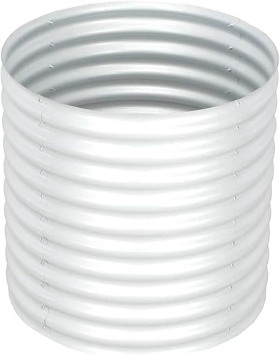 KOIECETA Hochbeet Stahl Silbern 80x80x81 cm Gemüsebeet Pflanzbeet Pflanzkasten KOIECETA Hochbeet Stahl Silbern 80x80x81 cm Gemüsebeet Pflanzbeet Pflanzkasten von KOIECETA