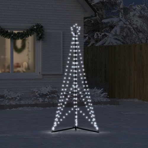 KOIECETA LED Weihnachtsbaum mit Erdnägeln Lichterbaum Weihnachtsdeko Stern Beleuchtung Außen Beleuchtet Lichterkette 363 LEDs Kaltweiß 182 cm KOIECETA LED Weihnachtsbaum mit Erdnägeln Lichterbaum Weihnachtsdeko Stern Beleuchtung Außen Beleuchtet Lichterkette 363 LEDs Kaltweiß 182 cm von KOIECETA
