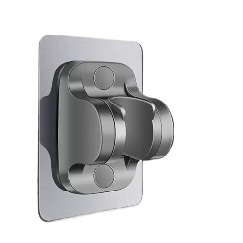 Duschkopfhalter, Duschhalterung, kein Stanzen, verstellbares Badezimmerzubehör, mehrfarbig, 1/2/3er-Pack (grau, 2 Stück)(Gray,2PCS) von KOINEN