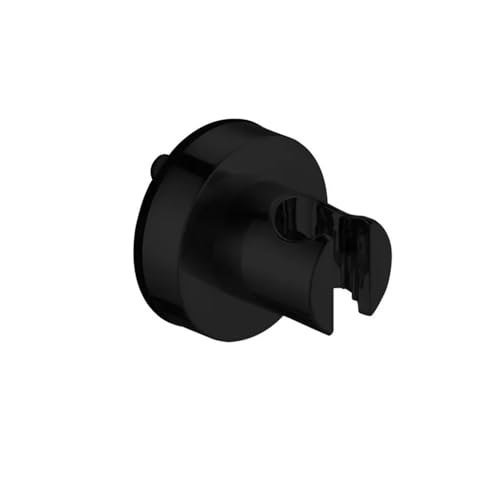 Duschkopfhalter, Duschkopfhalter Saugnapf Duschkopfhalterung Badezimmerzubehör Mehrfarbig (Schwarz)(Black) von KOINEN
