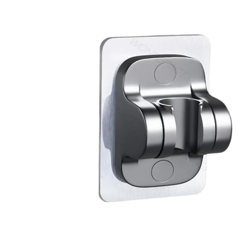 Duschkopfhalter, universeller Duschkopfhalter, verstellbare Wandhalterung, keine Bohrhalterung, ABS, mehrfarbig (grau)(Gray) von KOINEN