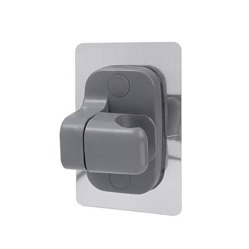 Duschkopfhalter, verstellbarer Duschkopfhalter 8 x 12 x 5,5 cm, mehrfarbig (grau)(Grey) von KOINEN