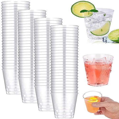 KOIROI 100 Stück Schnapsbecher Plastik, 5cl/50ml Shotgläser, Wiederverwendbare Plastikbecher, Schnapsgläser, Shot Becher für Hochzeiten, Geburtstage, Party Zubehör (100pcs) von KOIROI