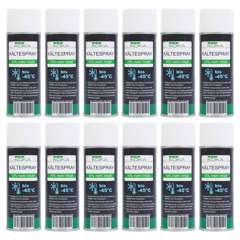 KOKA 12x Kältespray bis -45°C KOKA 12x Kältespray bis -45°C von KOKA