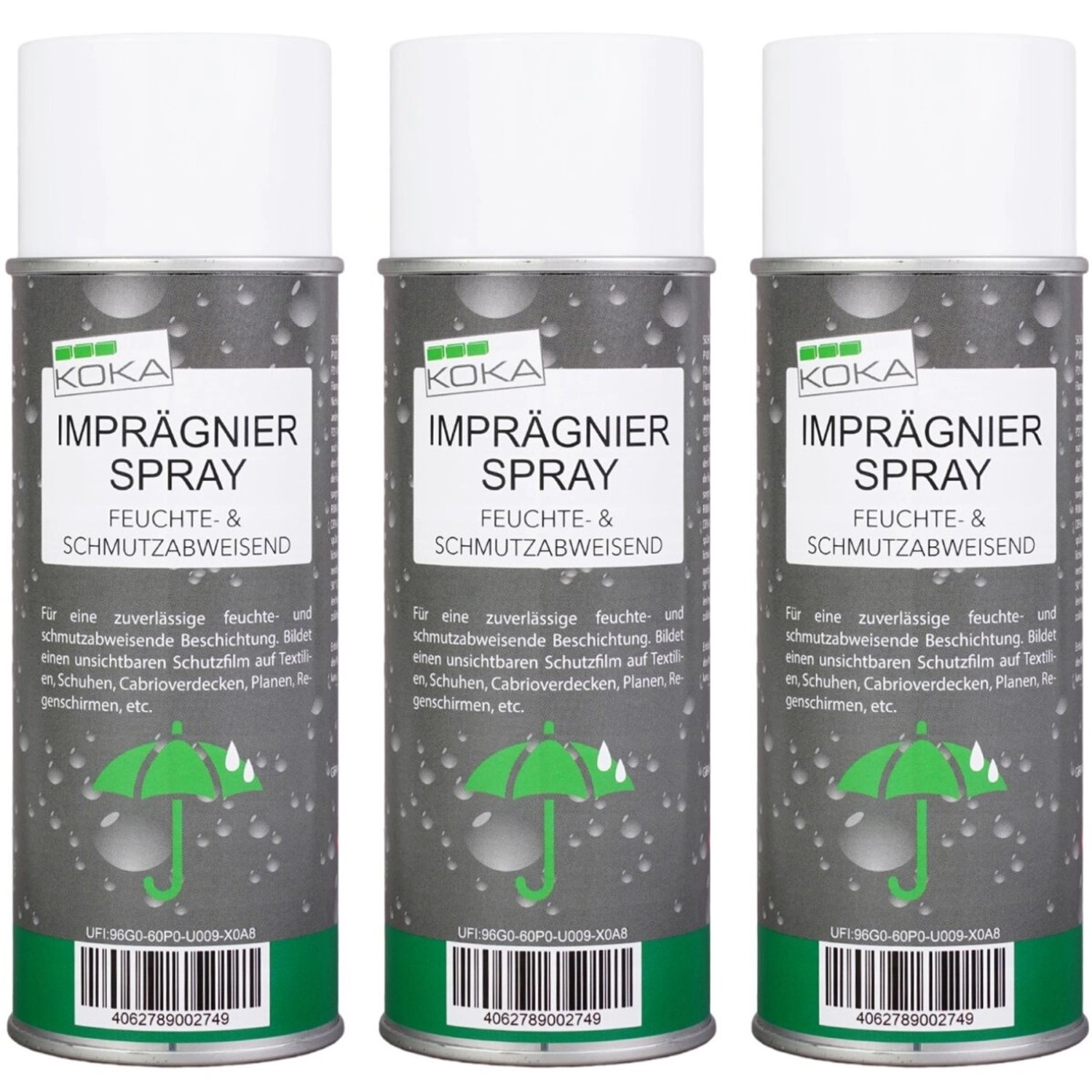 KOKA 3x Imprägnierspray 400ml von KOKA