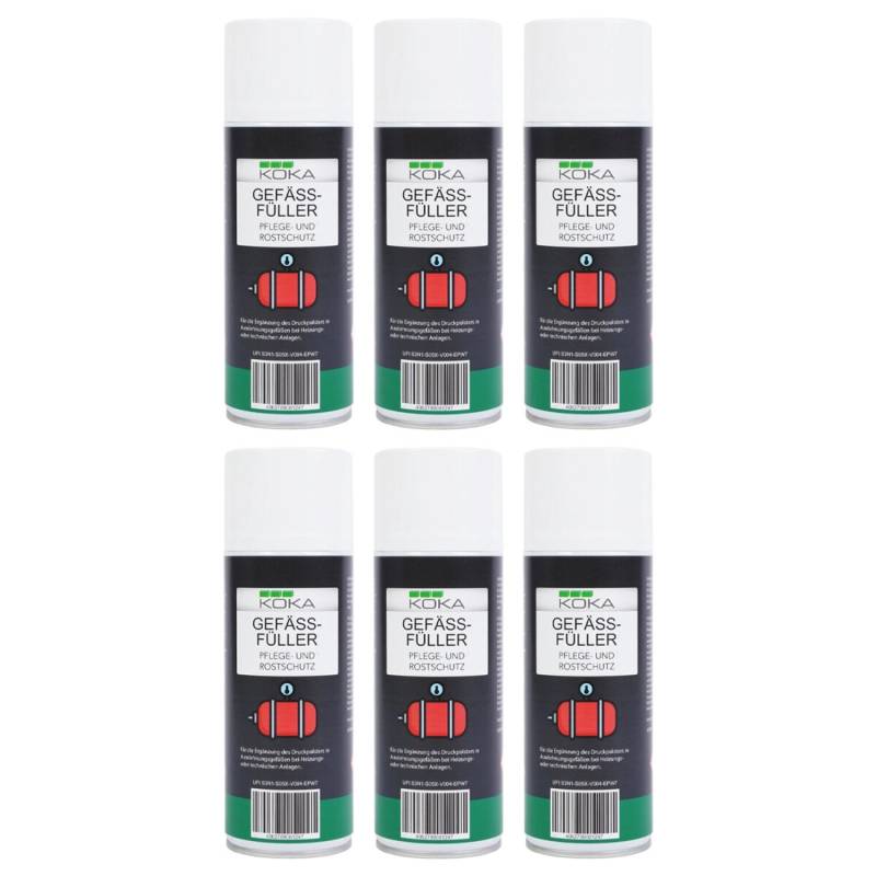 KOKA 6 x Gefäßfüller 400ml KOKA 6 x Gefäßfüller 400ml von KOKA