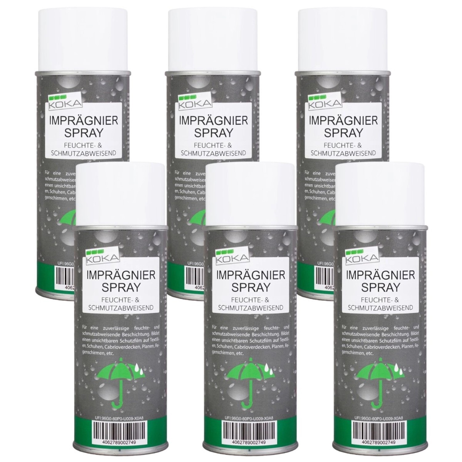 KOKA 6x Imprägnierspray 400ml von KOKA