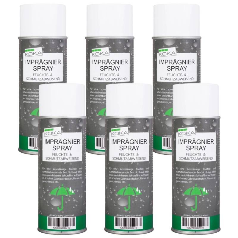 KOKA 6x Imprägnierspray 400ml KOKA 6x Imprägnierspray 400ml von KOKA