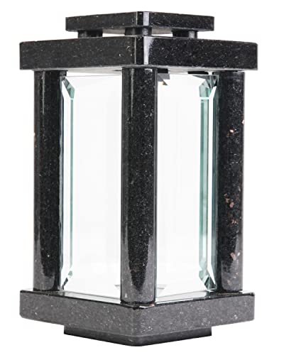 KOKA Grab-Lampe Granit Star Galaxy Friedhof-Leuchte Grab-Licht modern hochwertig von KOKA