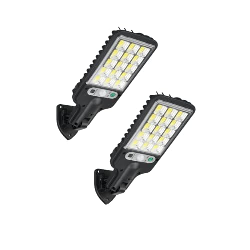 KOKOCCBD 2 Pack Solar Lights for Outdoor Use with Motion Sensor, 108COB LED Solar Spotlight IP65 Outdoor Wall Light, Solar Light with Remote Control for Garage, Patios von KOKOCCBD