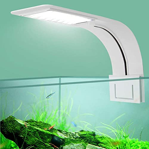 KOKOMALL LED Aquarium Beleuchtung Clip Nano Licht Pflanzenlicht Voll Spectrum Lampe für Fisch Tank 23-50CM von KOKOMALL
