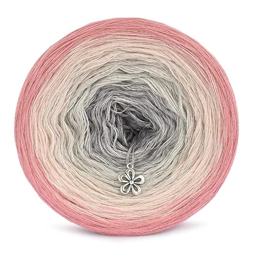 Gradient Yarn Cake KOKONEK Merino 50% Merinowolle Wool 50% Acryl 708 Perełka - Apricot/Nude/Hellgrau/Grau meliert 1000m Gradient Yarn Cake KOKONEK Merino 50% Merinowolle Wool 50% Acryl 708 Perełka - Apricot/Nude/Hellgrau/Grau meliert 1000m von KOKONKI