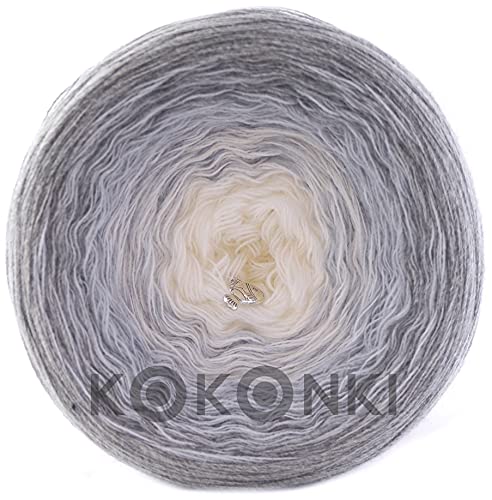 Gradient yarn Kammgarn cake KOKONEK Soft 143 – acrylic 1000m 200g Gradient yarn Kammgarn cake KOKONEK Soft 143 – acrylic 1000m 200g von KOKONKI