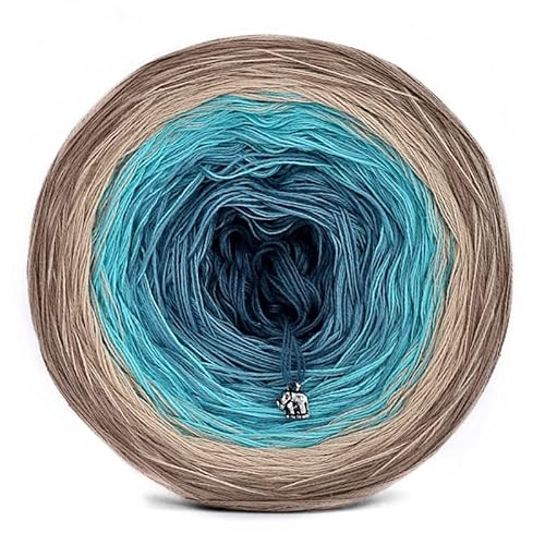 Gradient yarn Kammgarn cake ombre Garn KOKONEK Classic A957 - cotton Baumwolle, acrylic Acryl 1000m Gradient yarn Kammgarn cake ombre Garn KOKONEK Classic A957 - cotton Baumwolle, acrylic Acryl 1000m von KOKONKI