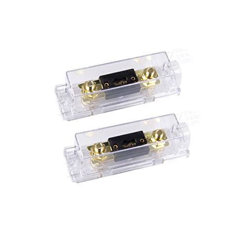 KOLACEN ANL Vergoldete Sicherung 100 Ampere + ANL Sicherungshalter 2er Pack von KOLACEN