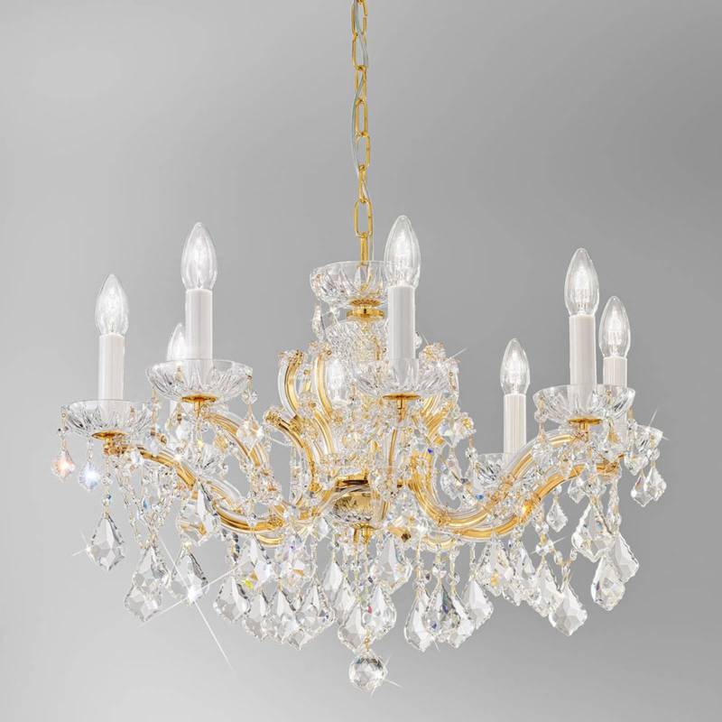 KOLARZ Maria Louise Lüster, Gold 24 kt, 8-flammig von KOLARZ