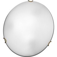 Kolarz MOON - Lifestyle Glas Simple Flush Deckenleuchte Antik Messing, 2x E27 von KOLARZ