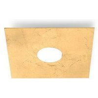 Kolarz - square - Lifestyle Metall Deckenleuchte - Leaf Gold Finish, 1x GX53 von KOLARZ