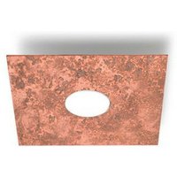 Kolarz - square - Lifestyle Metall Deckenleuchte - Vintage Copper Finish, 1x GX53 von KOLARZ