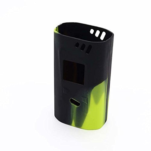 KOLE Silikon Schutzhülle für Smok Alien 220w Box Mod (Schwarz Grün) von KOLE