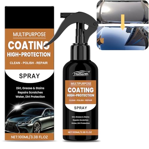 Turbo Shine Nexa, 3 In 1 High Protection Quick Car Coating Spray, Turbo Shine Spray, Autolack-Schnellwachs-Polierspray, Kratzerentferner & Politurspray, Schnellwachs für Lackoberfläche(Coating 5/5) von KOLGEIKJ