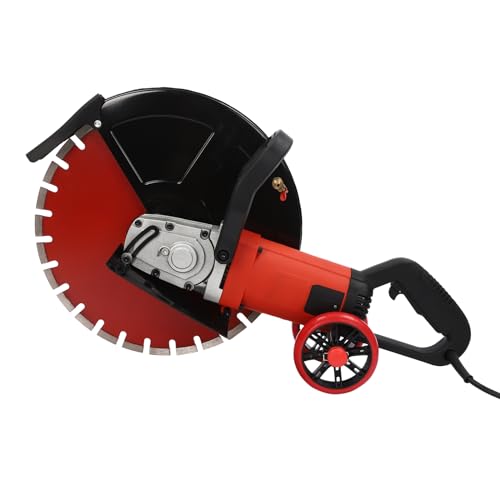 Elektrische Betonsäge, 410 mm, Hochleistungs-Kreissäge 4000 W, Schnitttiefe 165 mm, Nass-/Trocken-Scheibensäge 16“ Mauernutfräse Nass für Stein und Ziegel Elektrische Betonsäge, 410 mm, Hochleistungs-Kreissäge 4000 W, Schnitttiefe 165 mm, Nass-/Trocken-Scheibensäge 16“ Mauernutfräse Nass für Stein und Ziegel von KOLHGNSE