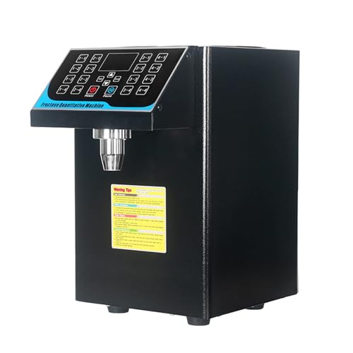 KOLHGNSE 7.5L Bubble Tea Fructose Quantitative Machine Zucker Dosiermaschine Edelstahl Sirup Dispenser Bubble Tea Equipment Komlassenl Spender 450W von KOLHGNSE