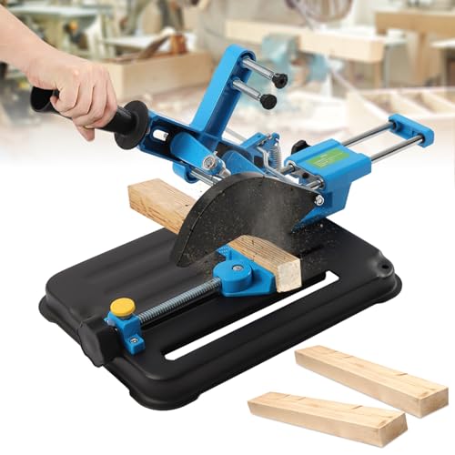 Winkelschleifer Halterung, Winkelschleifer Ständer Trennständer Winkelhalter Fester Halterung Ø115-125mm 0-45° für 3.94-4.92in Durchmesser Winkelschleifer mit zwei Löchern von KOLHGNSE