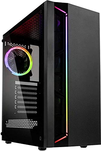 Kolink Inspire K7 ARGB Midi-Tower PC-Gehäuse, Addressierbare RGB-Beleuchtung, Tempered Glass, schwarz von KOLINK