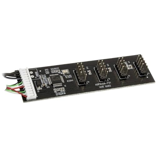 Kolink Kompatibler USB 2.0 Hub-Karte, inkl. 60cm USB- & Molex-Kabel von KOLINK