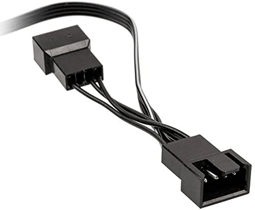 Kolink PC-Lüfter Y-Kabel [1x PC-Lüfter Buchse 4pol. - 2X PC-Lüfter Buchse 4pol.] 0.35m Schwarz von KOLINK