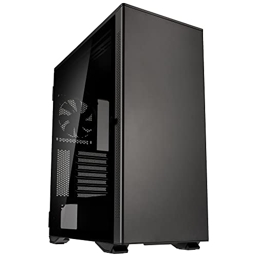 Kolink Stronghold Barricade Gaming PC Gehäuse EATX mit Abnehmbares Verdeck, Aufklappbar Tempered Glas Tür, 2X 120mm Lüfter PC - Midi Tower E ATX Gehäuse - Gamer PC Case - Gaming PC Hülle von KOLINK