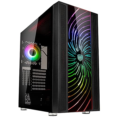 Kolink Unity Adapt PC Gehäuse, Mid Tower Case, Glas Gehäuse PC, Auswechselbare ARGB-Frontplatte, Verschiedene Designs verfügbar, Tempered Glass Case, Frontplatte mit seitlicher Belüftung Kolink Unity Adapt PC Gehäuse, Mid Tower Case, Glas Gehäuse PC, Auswechselbare ARGB-Frontplatte, Verschiedene Designs verfügbar, Tempered Glass Case, Frontplatte mit seitlicher Belüftung von KOLINK