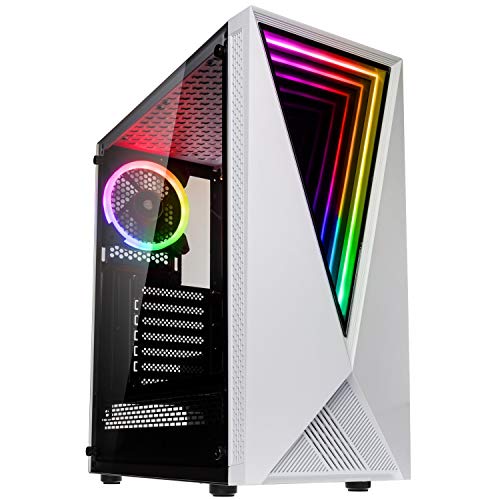 Kolink Void RGB Midi Tower, Tempered Glass Computergehäuse, PC Hülle mit Lüfter, PC Gehäuse RGB Glas, Gaming PC Case, Computer Gehäuse, PC Tower Gehäuse, Computer Gehäuse Gaming von KOLINK