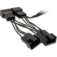PC-Lüfter Y-Kabel [1x PC-Lüfter Buchse 4pol. - 4x PC-Lüfter Buchse 4pol.] 0.35 m Schwarz Kolink von KOLINK